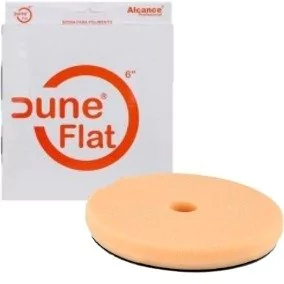Alcance Boina de Espuma Dune Flat Laranja - Médio Agressiva C/ Furo 6"