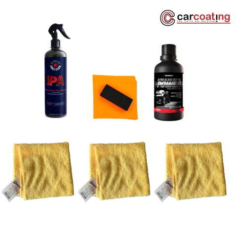 Kit de Vitrificação Profissional – Proteção e Brilho para 3 Carros