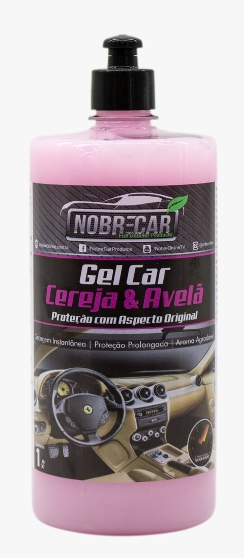 Nobre Car Gel Car Cereja e Avelã - Proteção Com Aspecto Original 1kg
