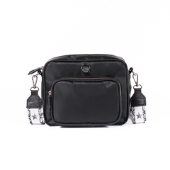Bandolera Petra Shine Negro - tienda online