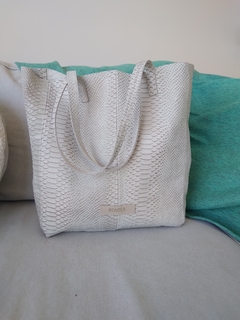 TOTE BAG MILO ANACONDA BEIGE on internet