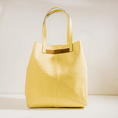 TOTE BAG MILO ANACONDA Amarillo - buy online