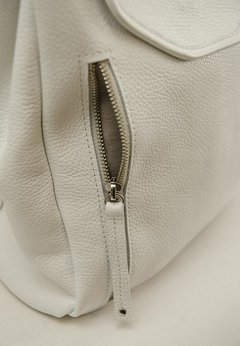 MOCHILA SANTORINI BLANCA - Ikariacarteras