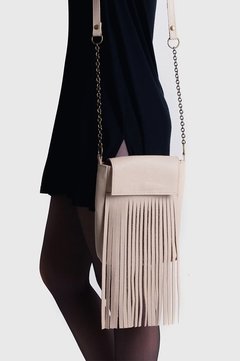 BANDOLERA ÓXEA FLECOS CREMA - comprar online