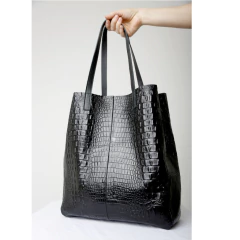 TOTE BAG MILO CROCC NEGRO - comprar online