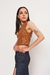 Musculosa Cuadra Chocolate en internet