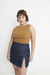 Musculosa Cuadra Chocolate - tienda online