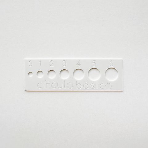 Herramienta para quilling - Plantilla de Círculos Especial para tiras 2mm