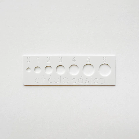 Herramienta para quilling - Plantilla de Círculos Especial para tiras 2mm