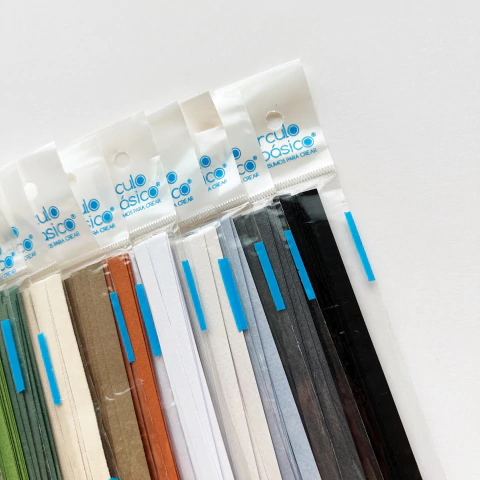 Papel para quilling - 1 paquete LINEA PREMIUM mate - 7mm