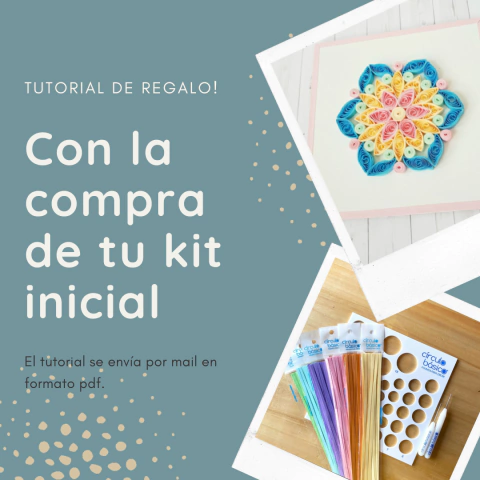 Kit Inicial Básico Grande para Quilling (más tutorial de regalo!)