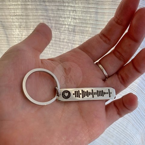 Llavero personalizado música