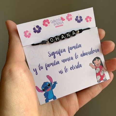 Pulsera Ohana letritas