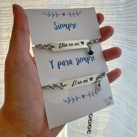 Pulseras para novios