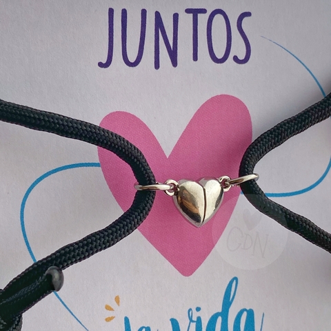 Pulseras imán corazón