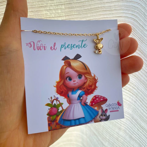 Collar Alicia en el país de las maravillas