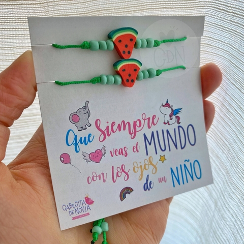 Pulseras sandias