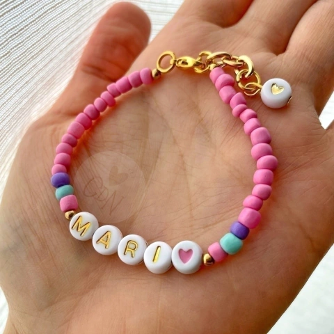 Pulsera personalizada colores