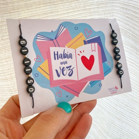 Pulseras fecha para compartir