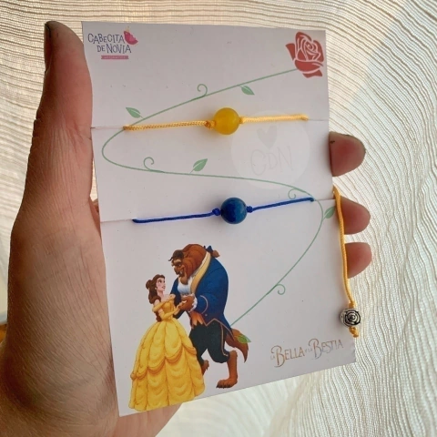 Pulseras de la Bella y la Bestia - comprar online