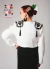 Bolero espanhol com pompons e flor, branco e preto. na internet