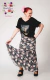 Falda flamenca Sirena Modal Estampada con flores | Pollera flamenca - comprar online