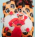 Flamenco Dancer ochre color Designer Bag with Printed Fabric, Handle and Closure - Perfect for Rehearsals or Gifts on internet