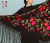 Manton de Manila Bordado a maquina color Negro con Bordado Flores Rojas 1.40mt en internet
