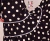Falda flamenca Canastera a Lunares Negro y blanco | Pollera flamenca en internet