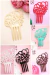 Medium Spanish plastic hair comb in various colors