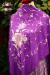 Manton de Manila de Seda Bordado a Mano Foronda España Pequeño 105cm Violeta - tienda online