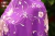 Imagen de Manton de Manila de Seda Bordado a Mano Foronda España Pequeño 105cm Violeta