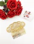 Medium Gold Spanish Filigree Metal Granada Comb - buy online