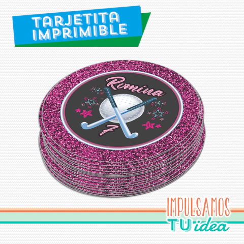 Cumple hockey, topper hockey imprimible - comprar online