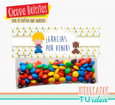 El principito - Cierra bolsita el principito para imprimir