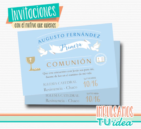 Estampita comunión nene - Tarjetita comunión para imprimir