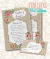 Invitación de Boda para imprimir - Tarjeta y Personal C y J