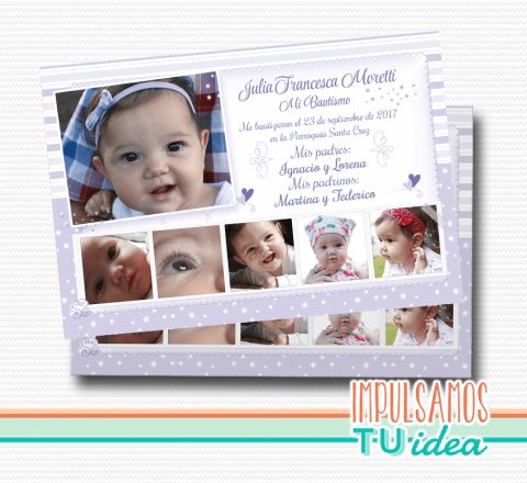 Bautismo nena, estampita bautismo nena imprimible