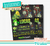 Plants vs Zombies, invitación plants vs zombies imprimible
