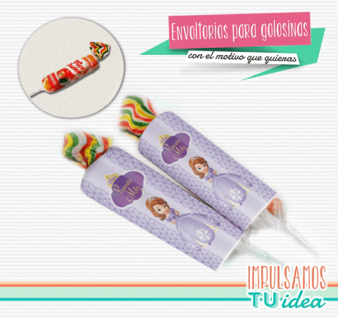 Princesita Sofía - Envoltorio Pico dulce para imprimir