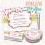 Cumple Shabby Chic, invitación y tarjetitas shabby ROJO para IMPRIMIR
