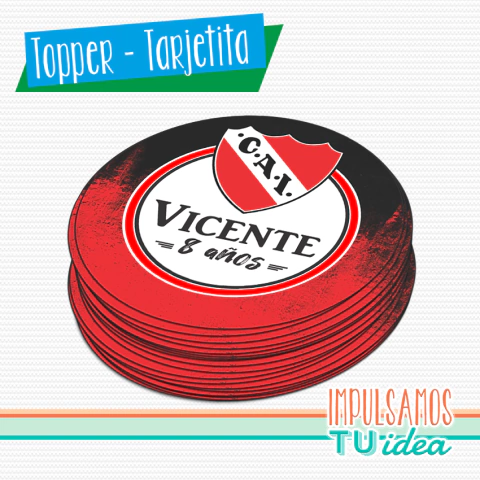 Cumple independiente, tarjetita independiente imprimible