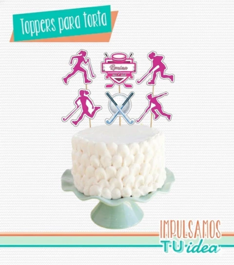 Cumple hockey, topper para torta imprimible - comprar online