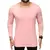 Manga Longa Lisa Algodão - Oslo Rosa - comprar online