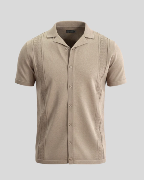 Camisa Tricot - Seaside Bege - comprar online