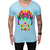 Camiseta Paradise Rainbow pixel skull - Paradise