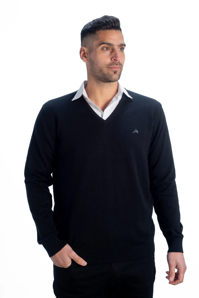 Escote v cotton cashmere — imagen 5