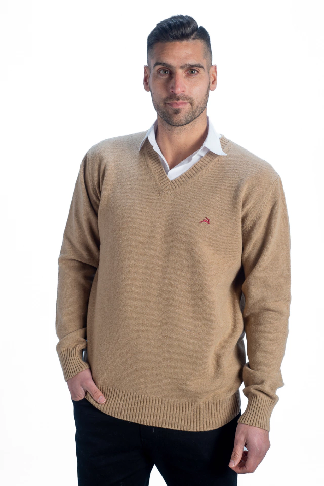 Escote v básico de lambswool de Raffaelli Giardino — imagen 9