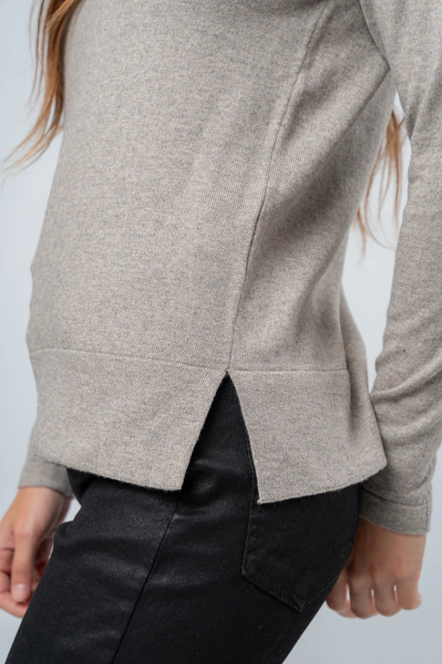 Sweater básico Tajos cotton cashmere — imagen 2