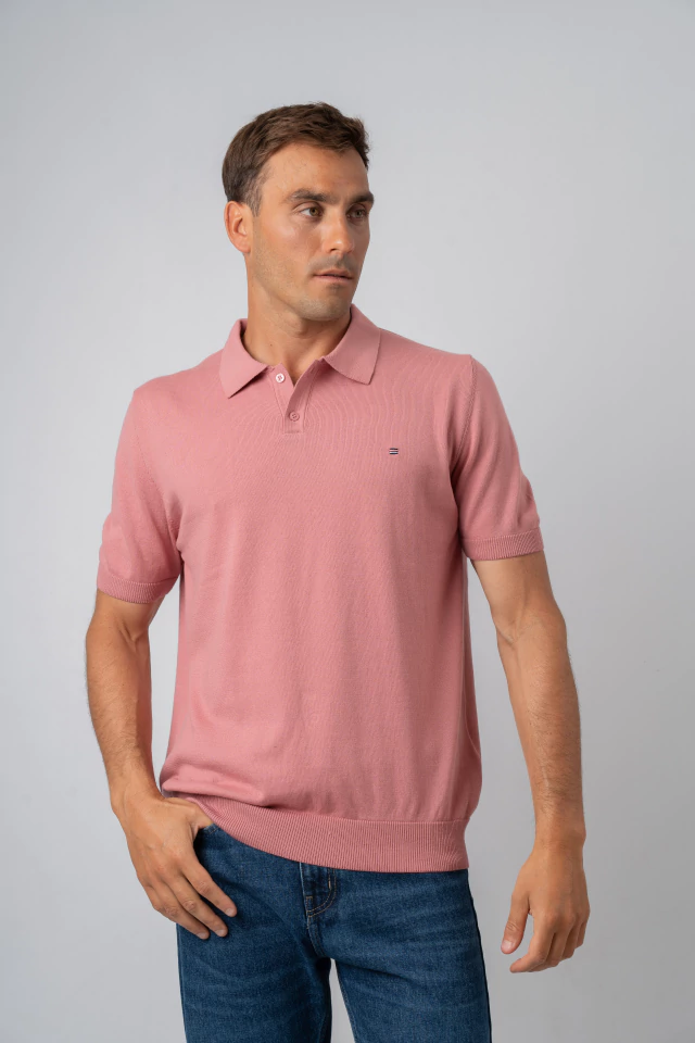 Polo tejida básica de algodón de Raffaelli Giardino — imagen 11